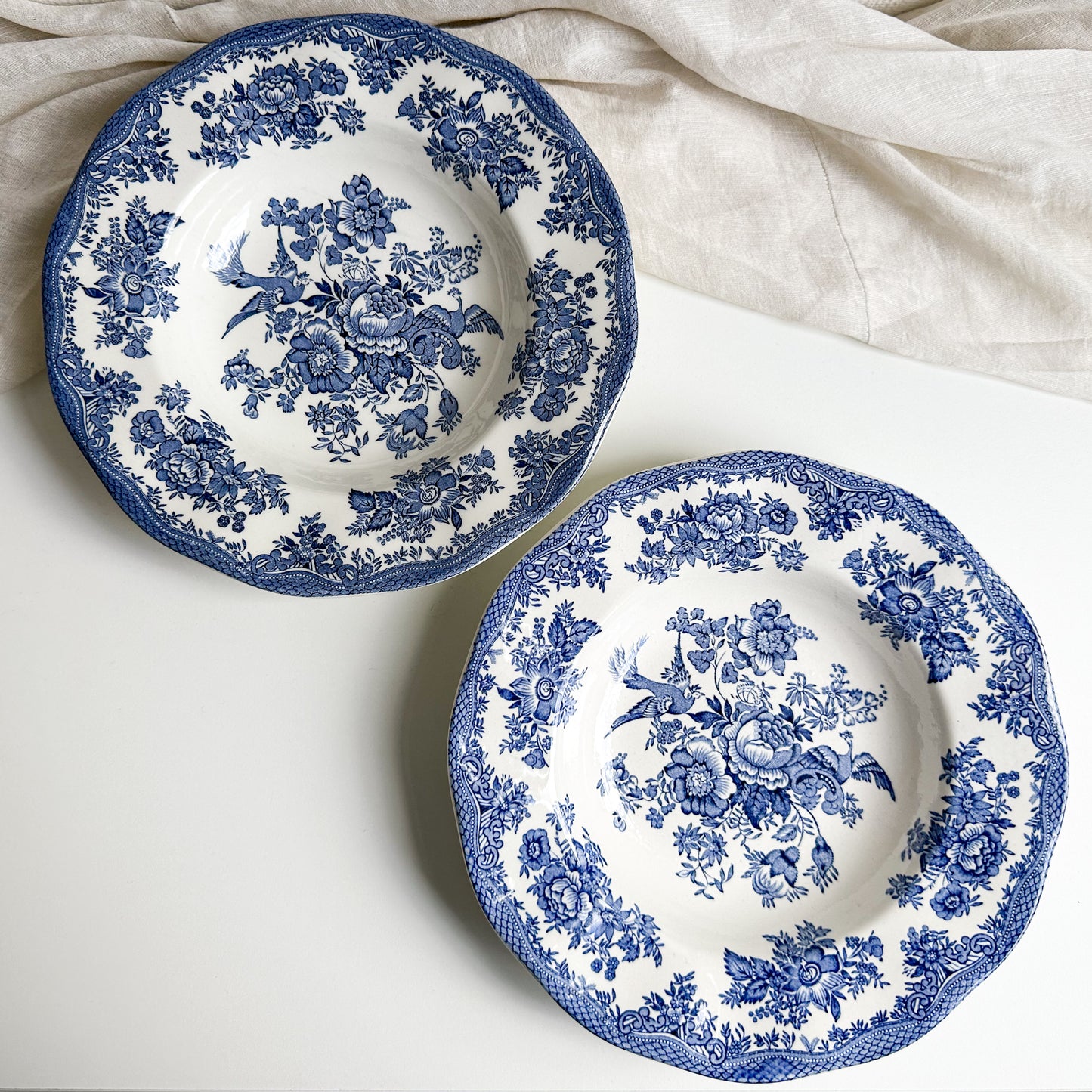 Pair of Deep Plates by Enoch Wedgwood