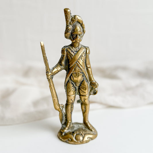 Brass Soldier Figurine - 1