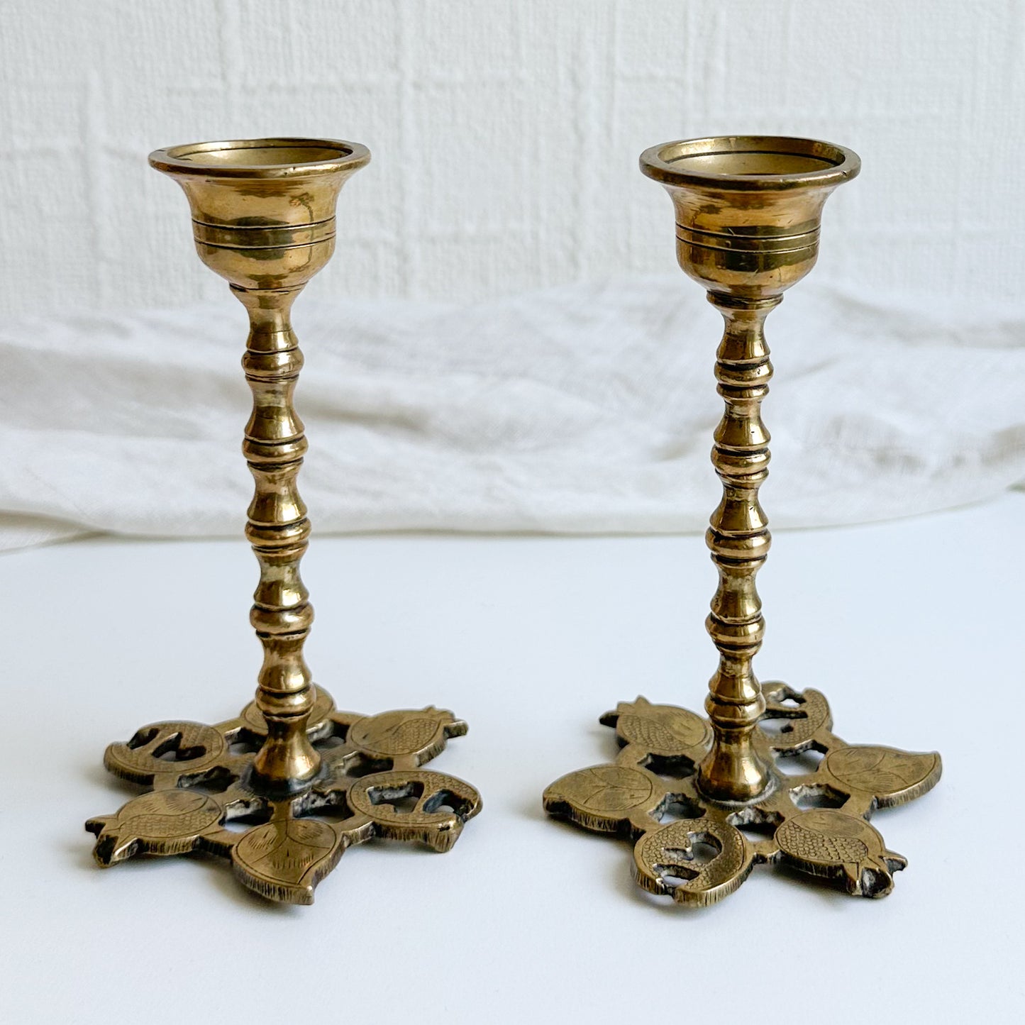 Pair of Brass Candlesticks