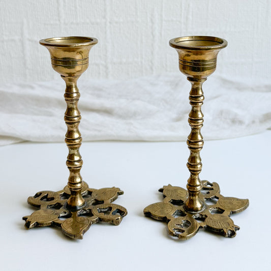 Pair of Brass Candlesticks