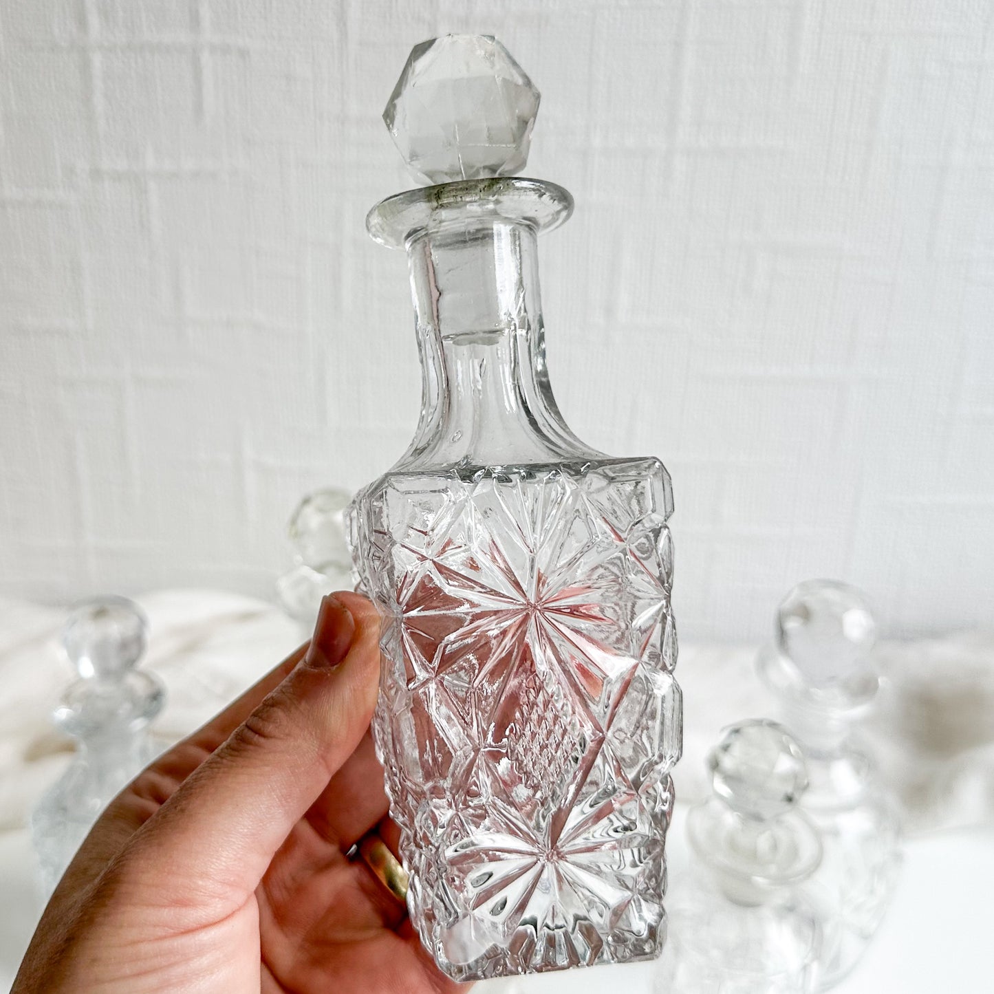 Set of 6 Small Decanters