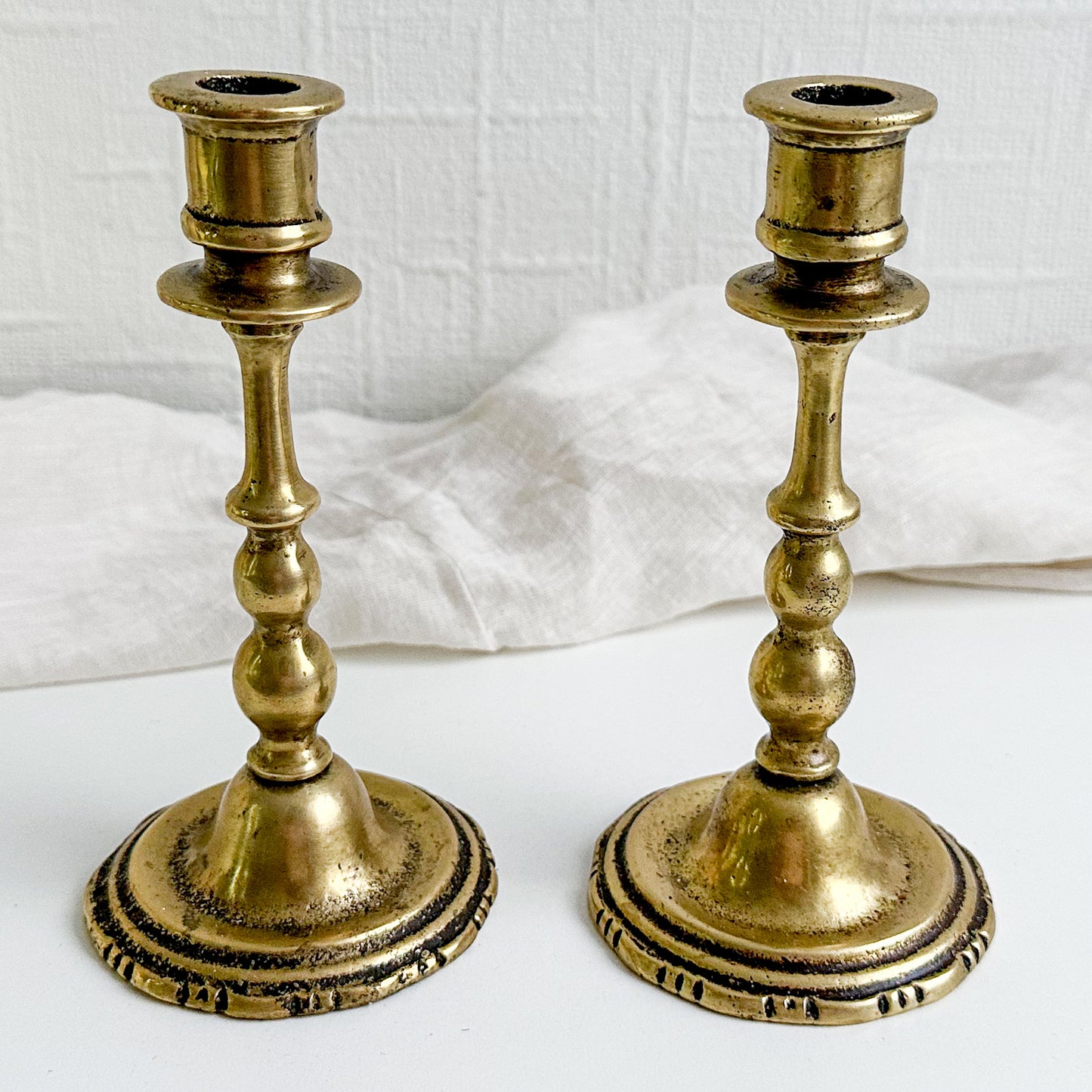 Pair of Brass Candlesticks