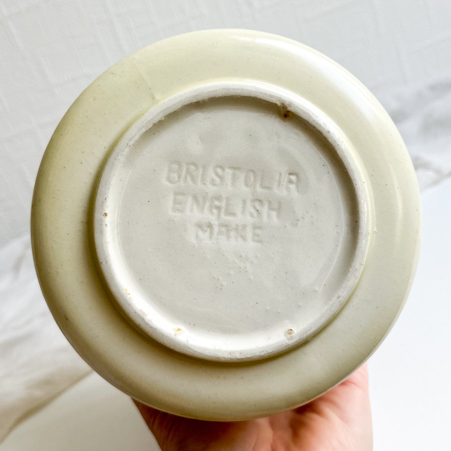 Antique Floral Biscuit Barrel