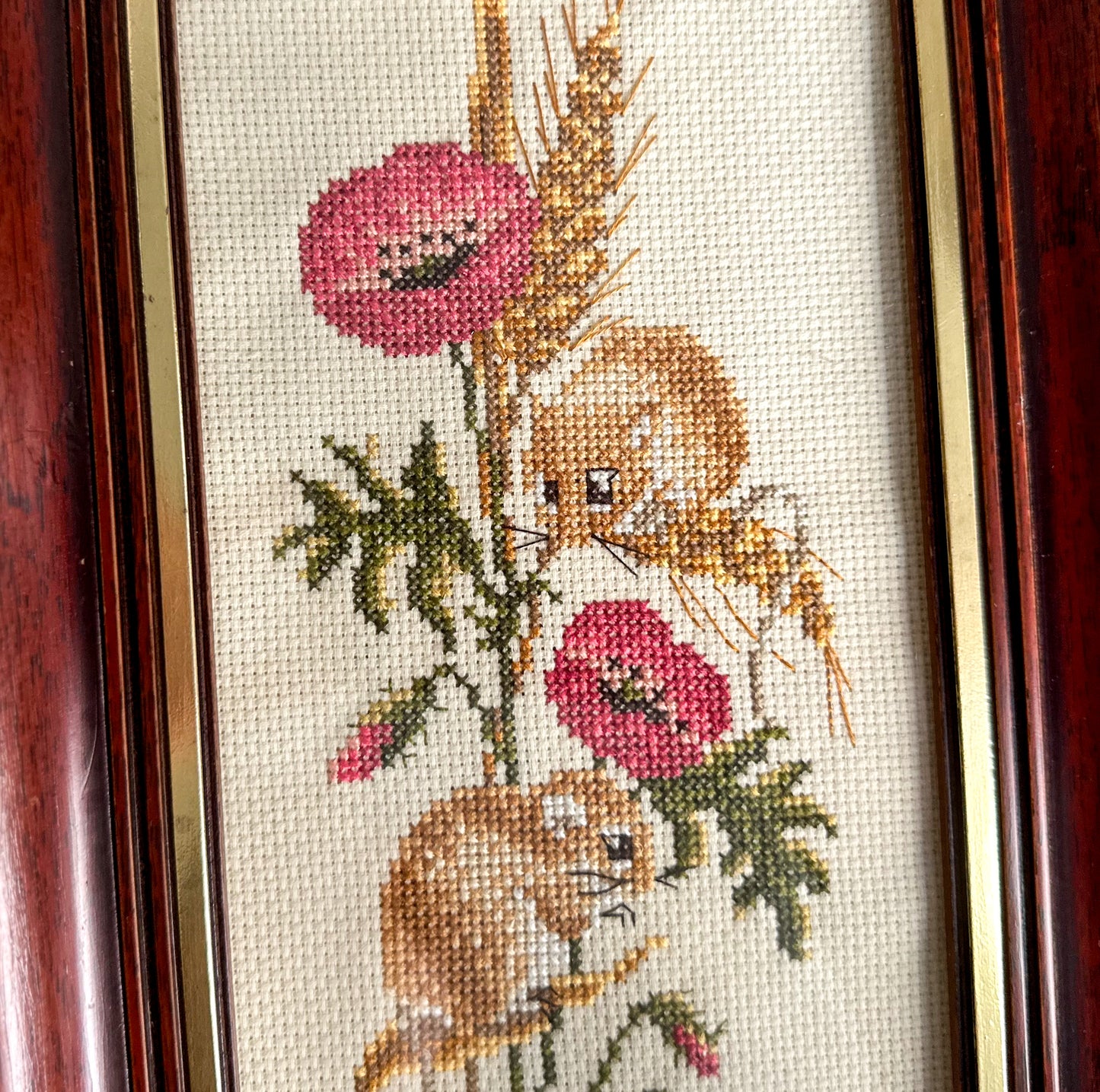 Pair of Framed Cross Stitch Pictures