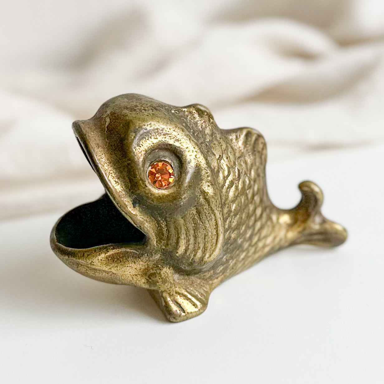 Brass Fish Ashtray / Trinket Dish