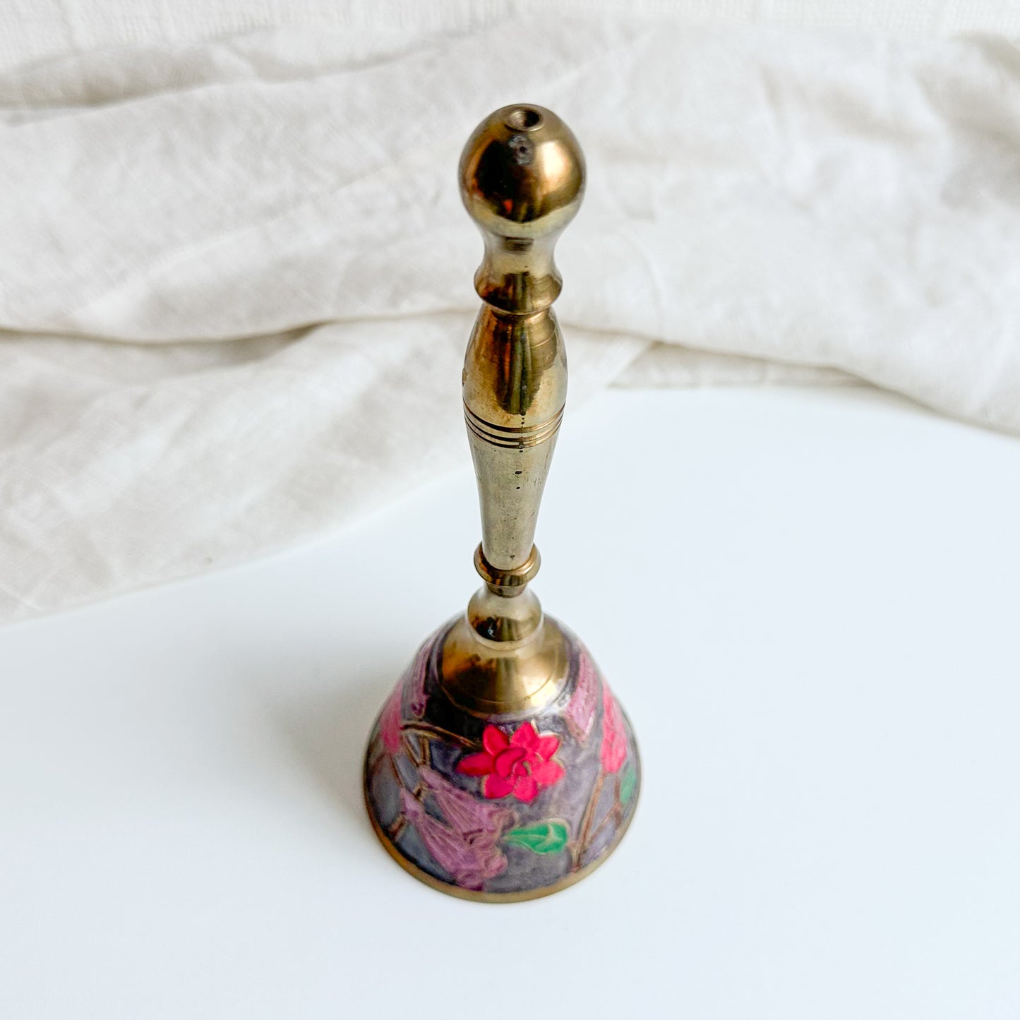 Cloisonne Brass Bell