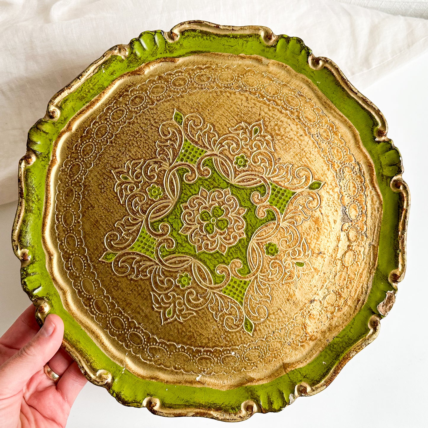 Vintage Florentine Tray