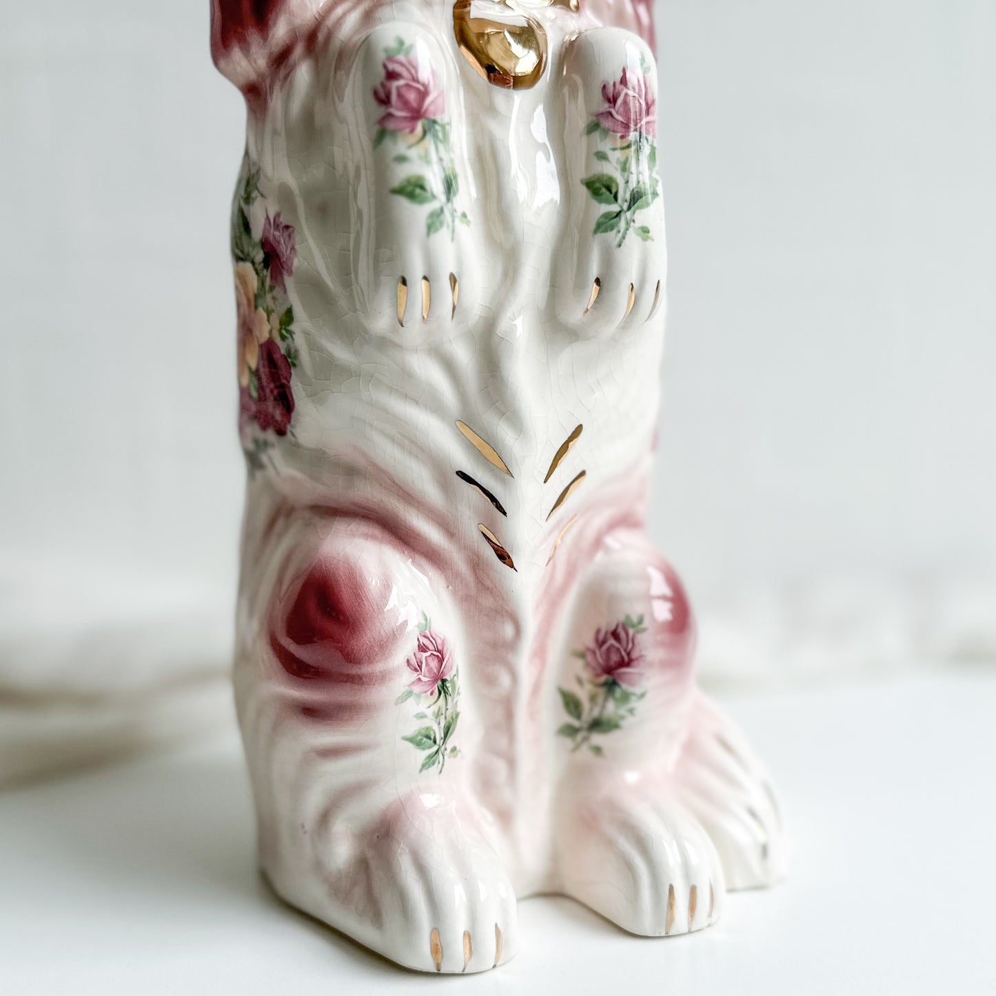 Antique Staffordshire Spaniel Jug