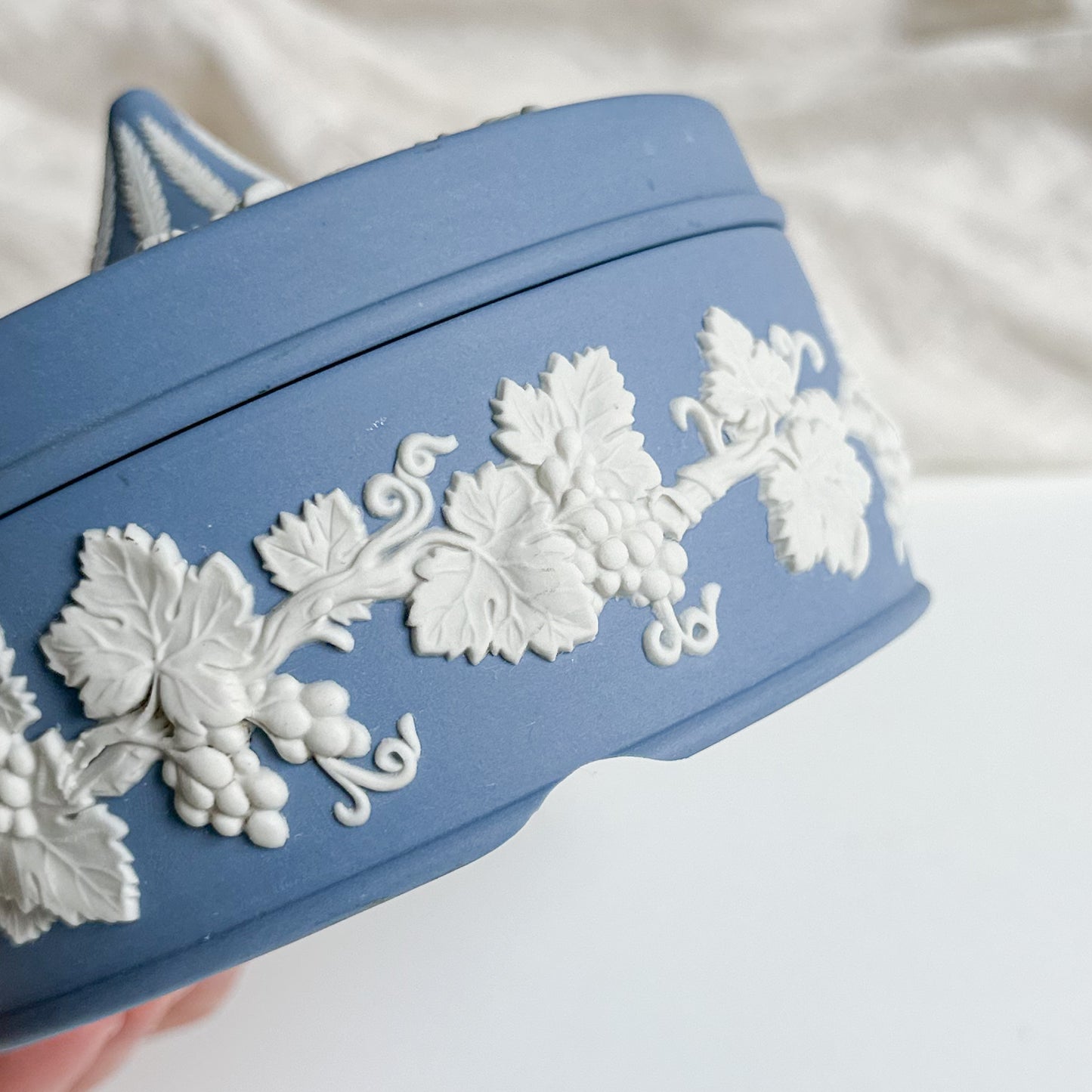 Jasperware Round Box by Wedgwood