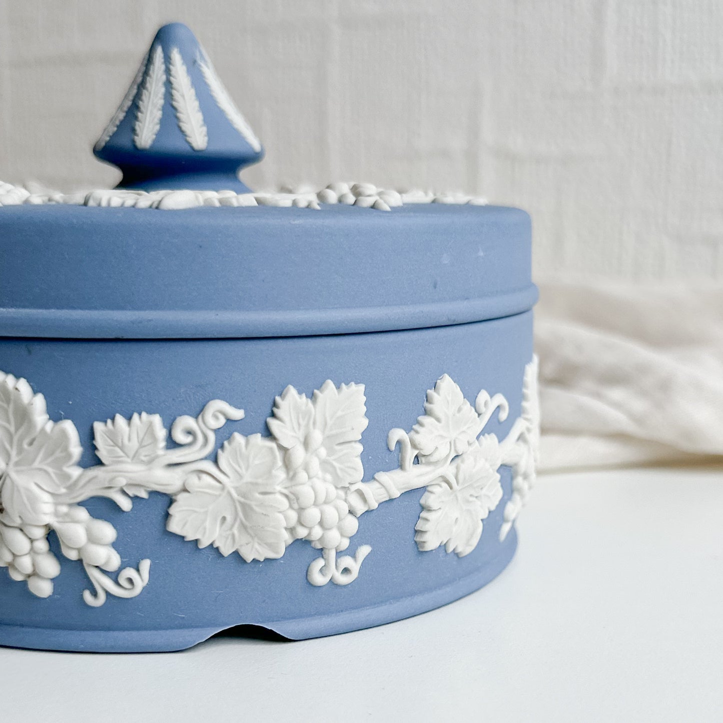 Jasperware Round Box by Wedgwood