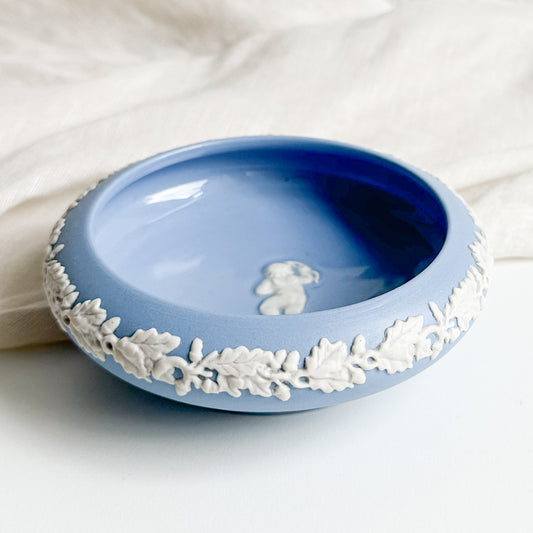 Blue Jasperware Dish