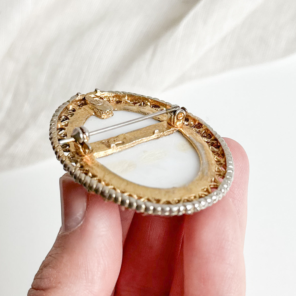 Ceramic Floral Brooch