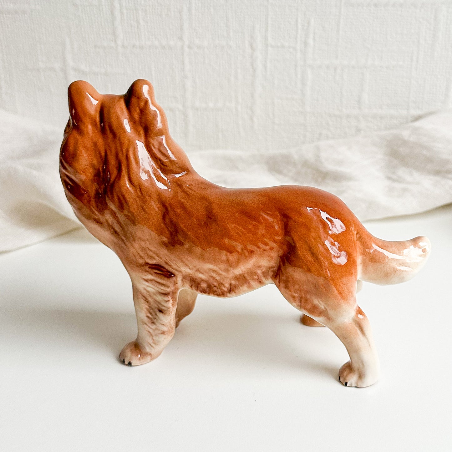 Melba Ware Collie Dog Statue