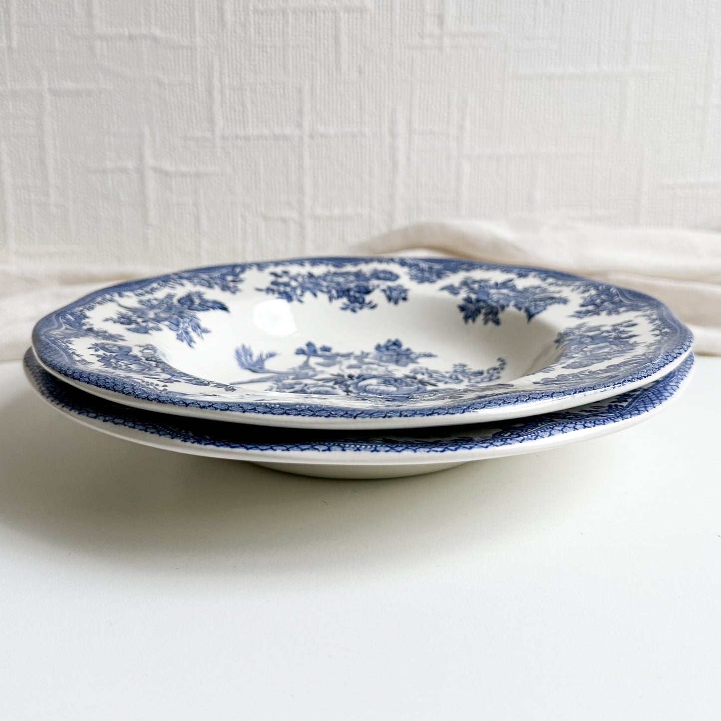 Pair of Deep Plates by Enoch Wedgwood