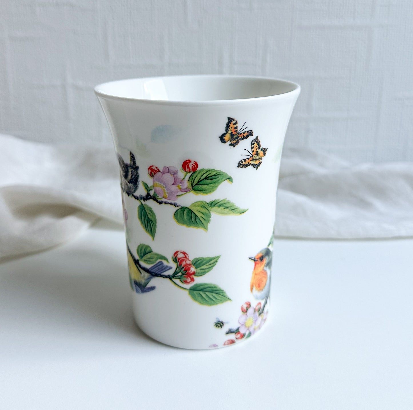 Mug with Bird Pattern