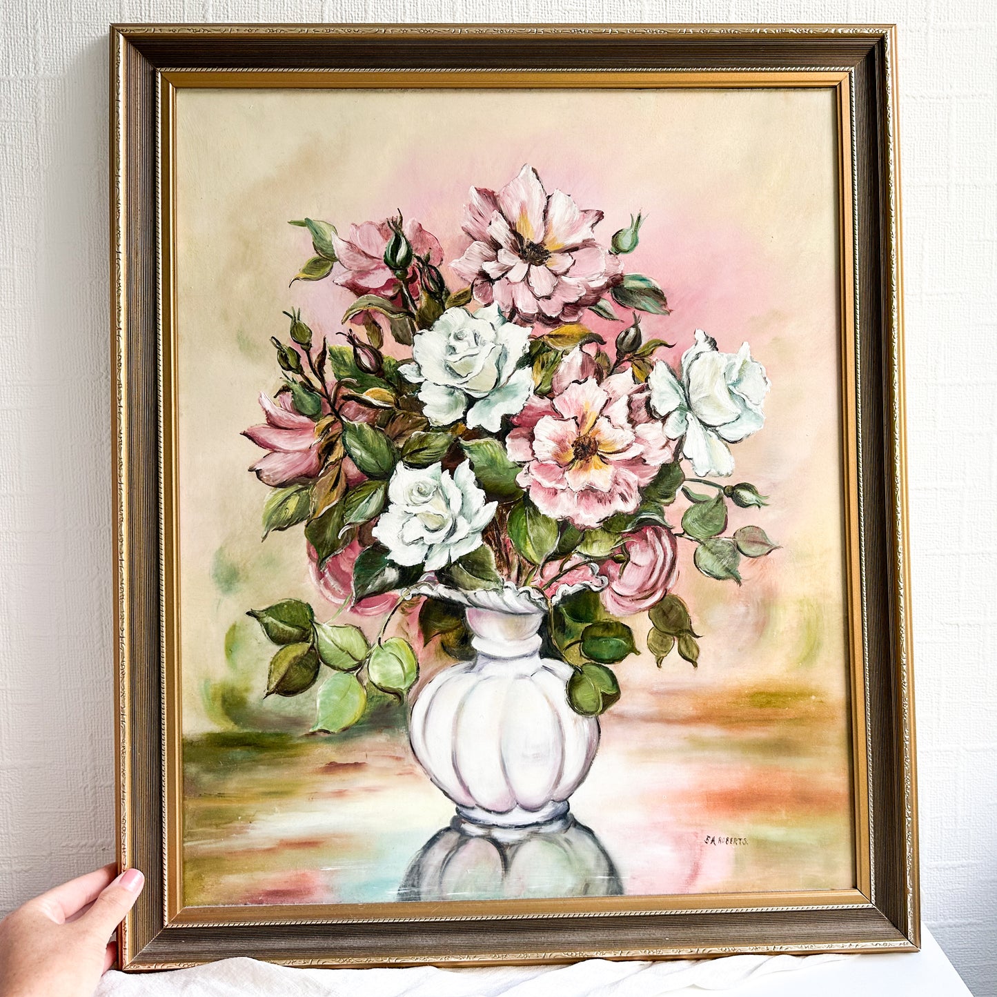 Large Floral Oil Painting
