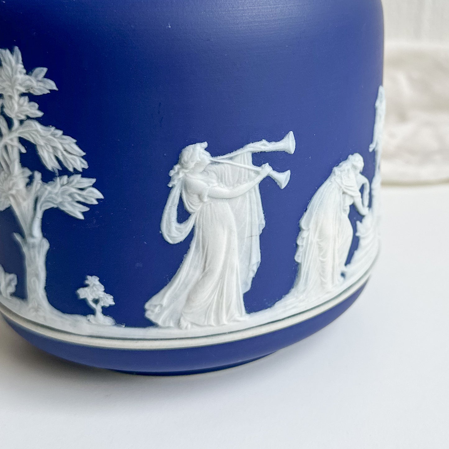 Adam’s Jasperware Biscuit Barrel