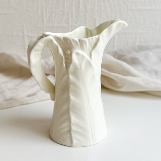 Fern White Jug by Royal Worcester