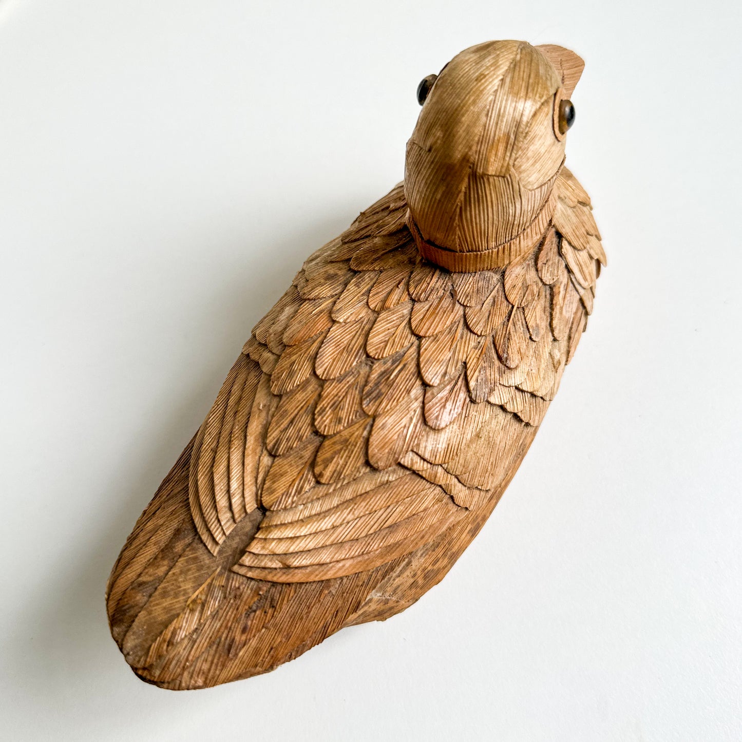 Corn Husk Duck Figurine