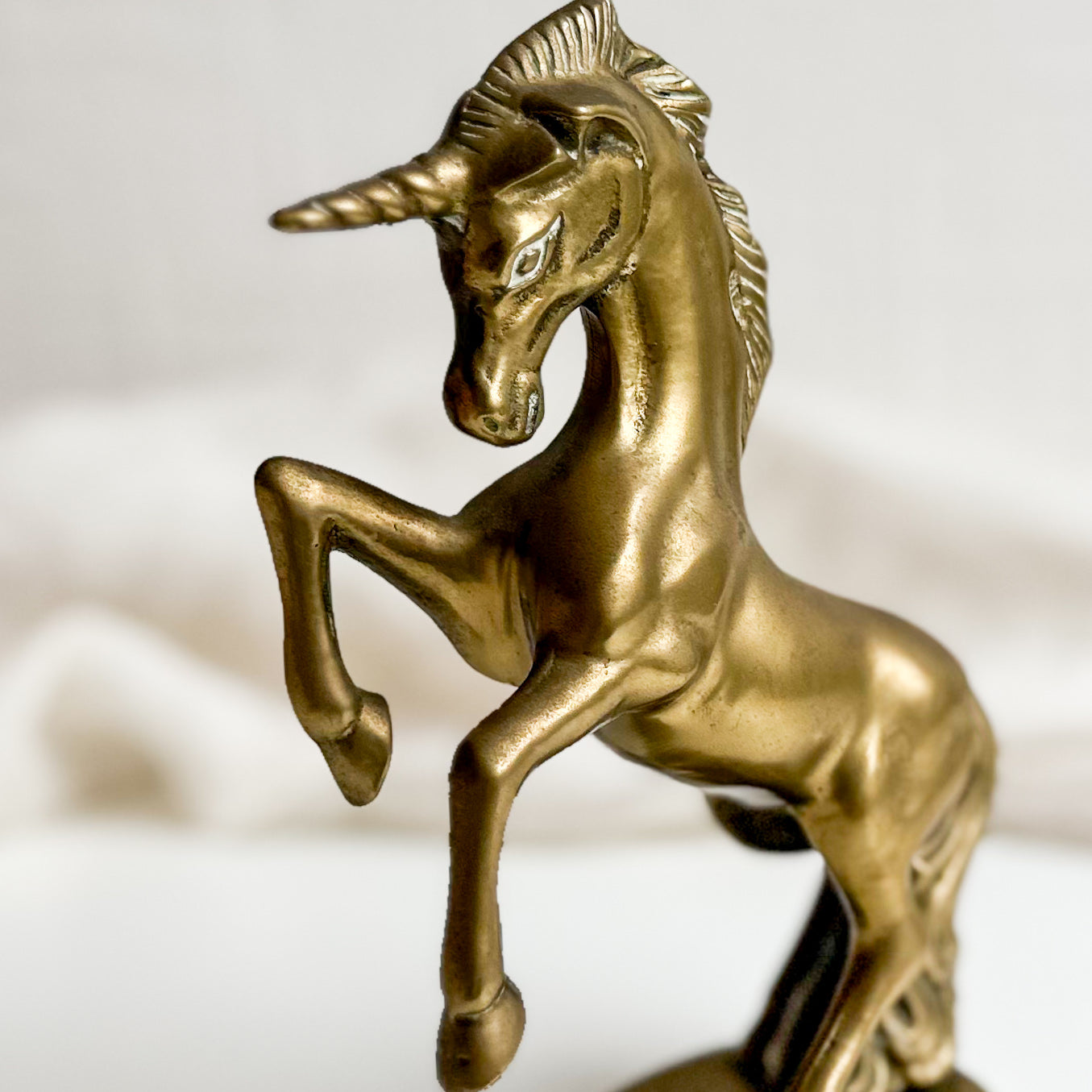 Solid Brass Unicorn Figurine