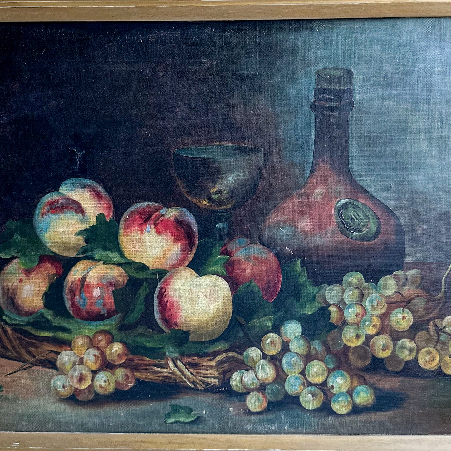 Antique Still Life Oil Painting