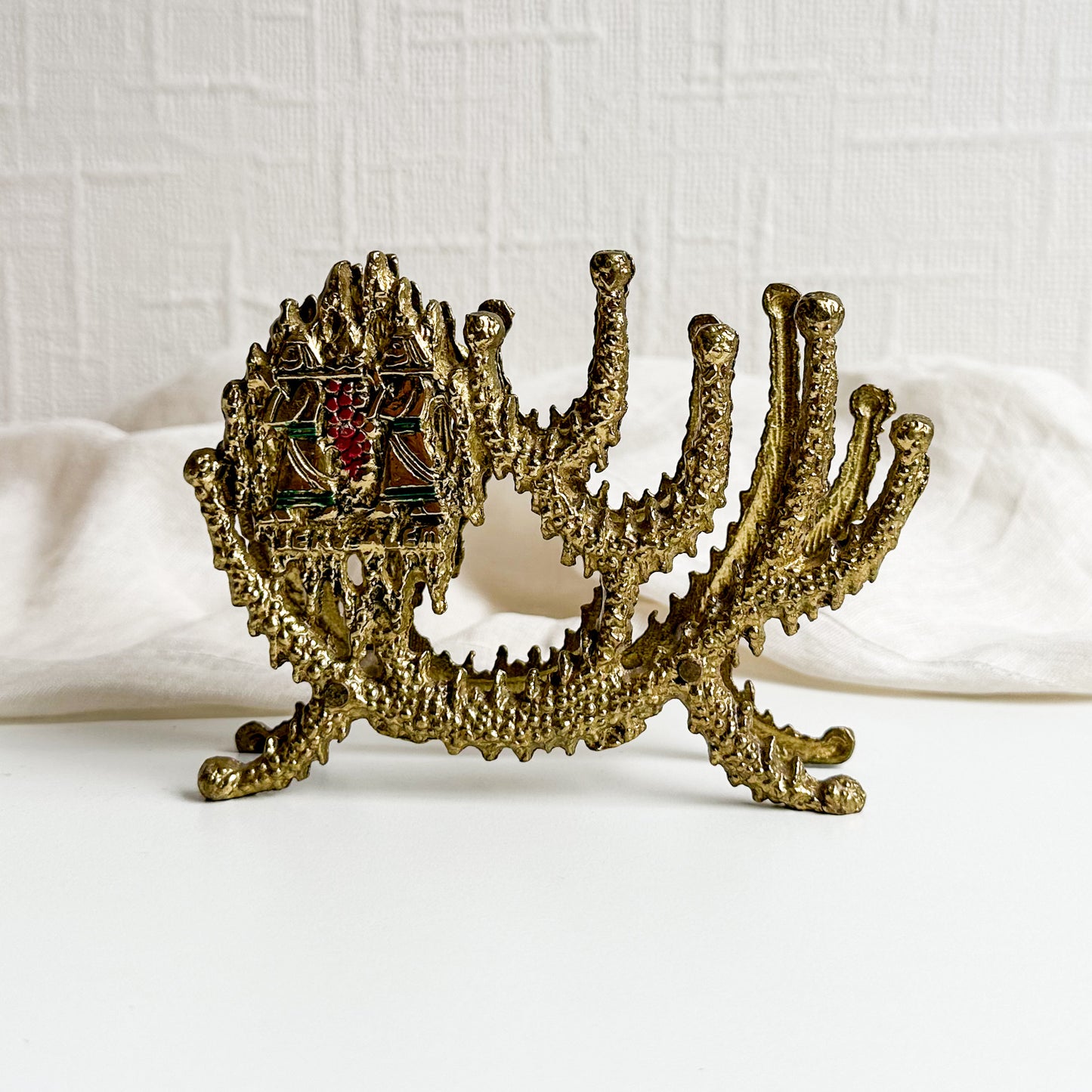 Brass “Jerusalem” Letter Holder