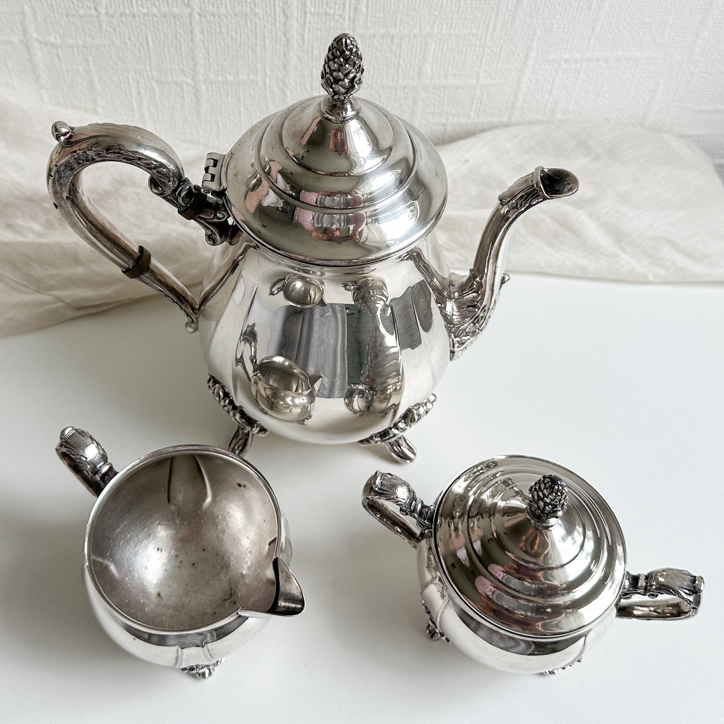 Silver Plated Teapot Set by Viners Sheffield