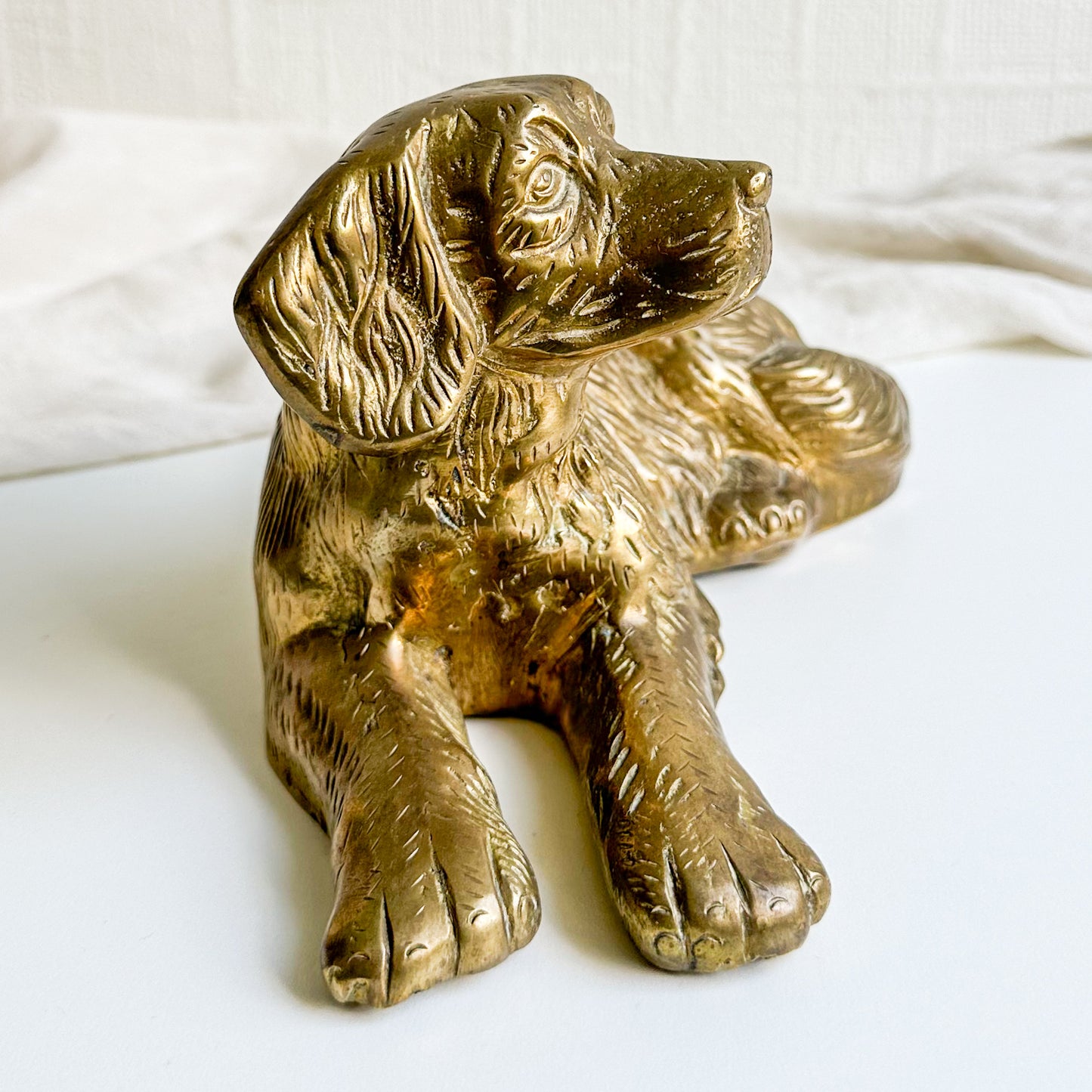 Brass Dog Figurine