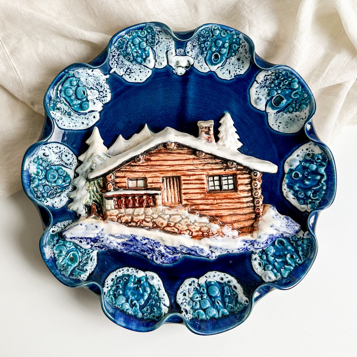 Ceramic Wall Relief Plate