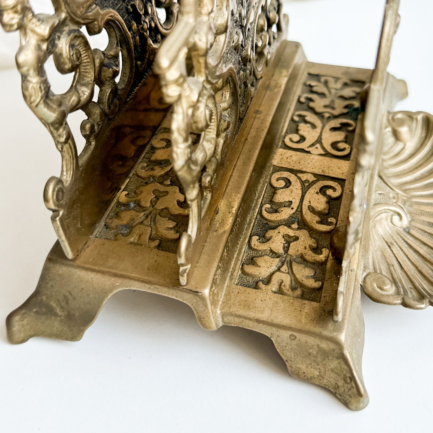 French Brass Letter Holder