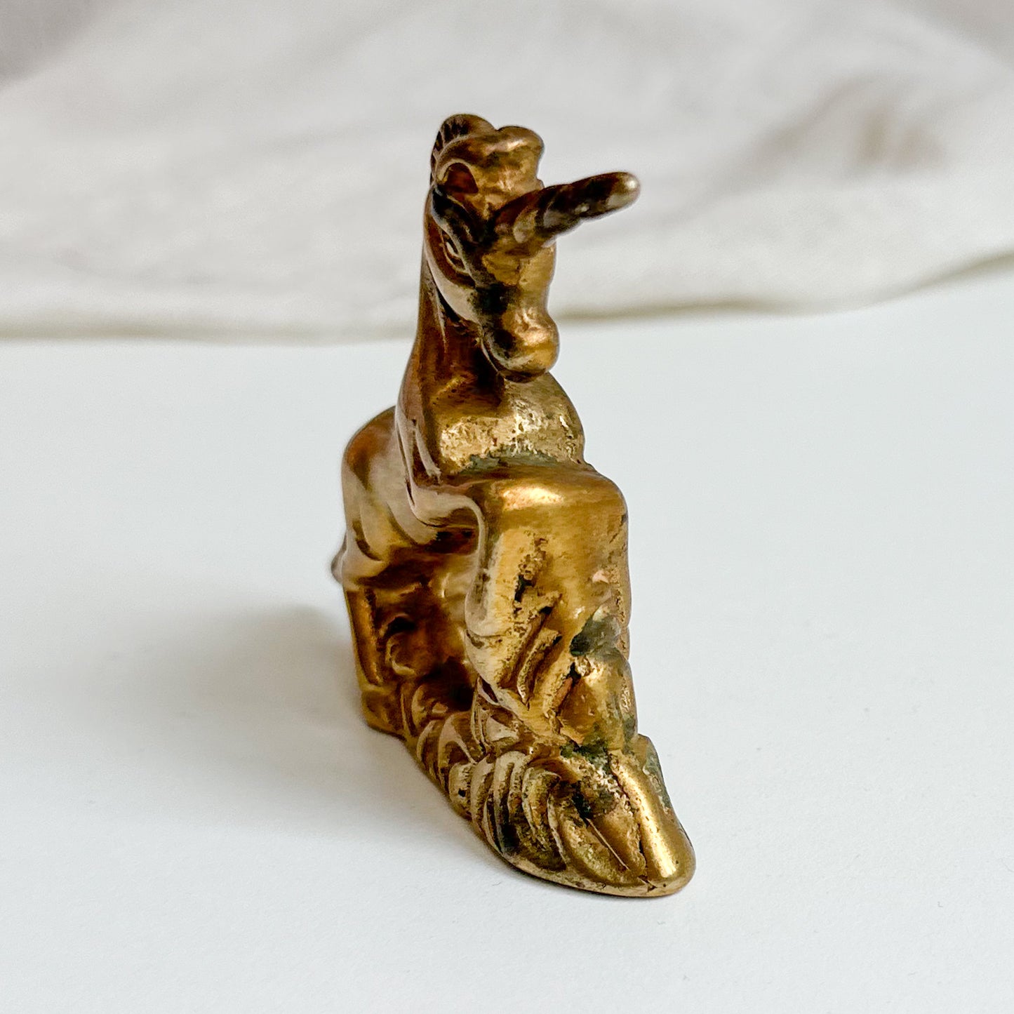 Solid Brass Unicorn Figurine