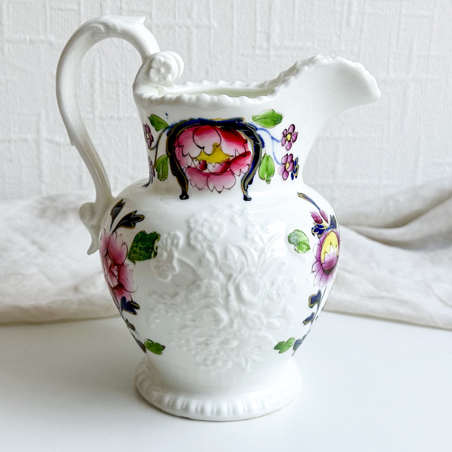 Antique Embossed Jug