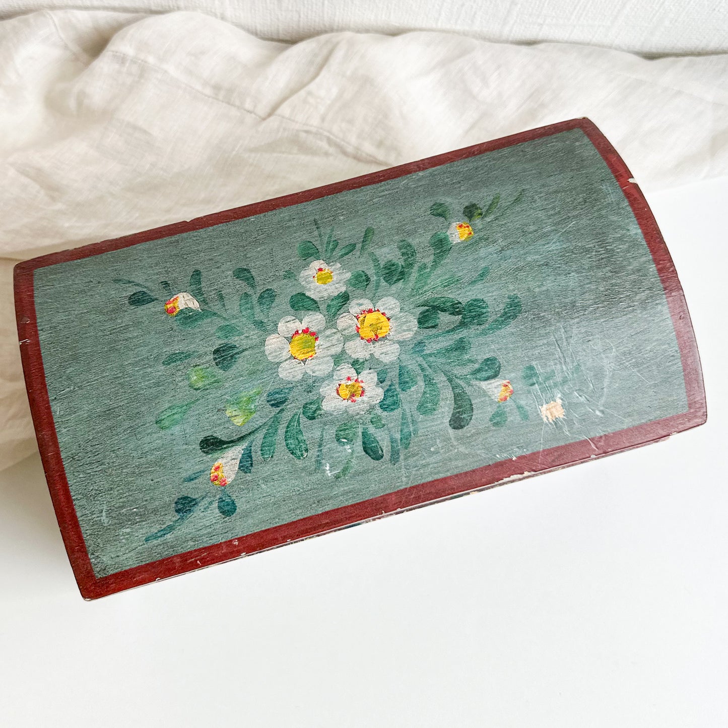 Hand Painted Wooden Box