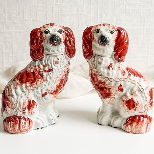 Pair of Staffordshire Spaniels