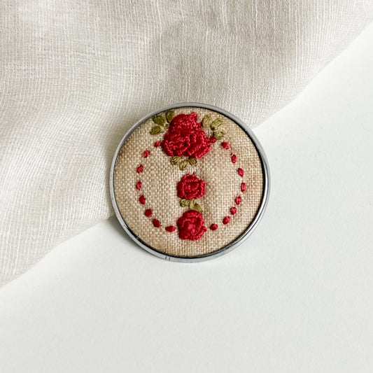 Embroidered Brooch