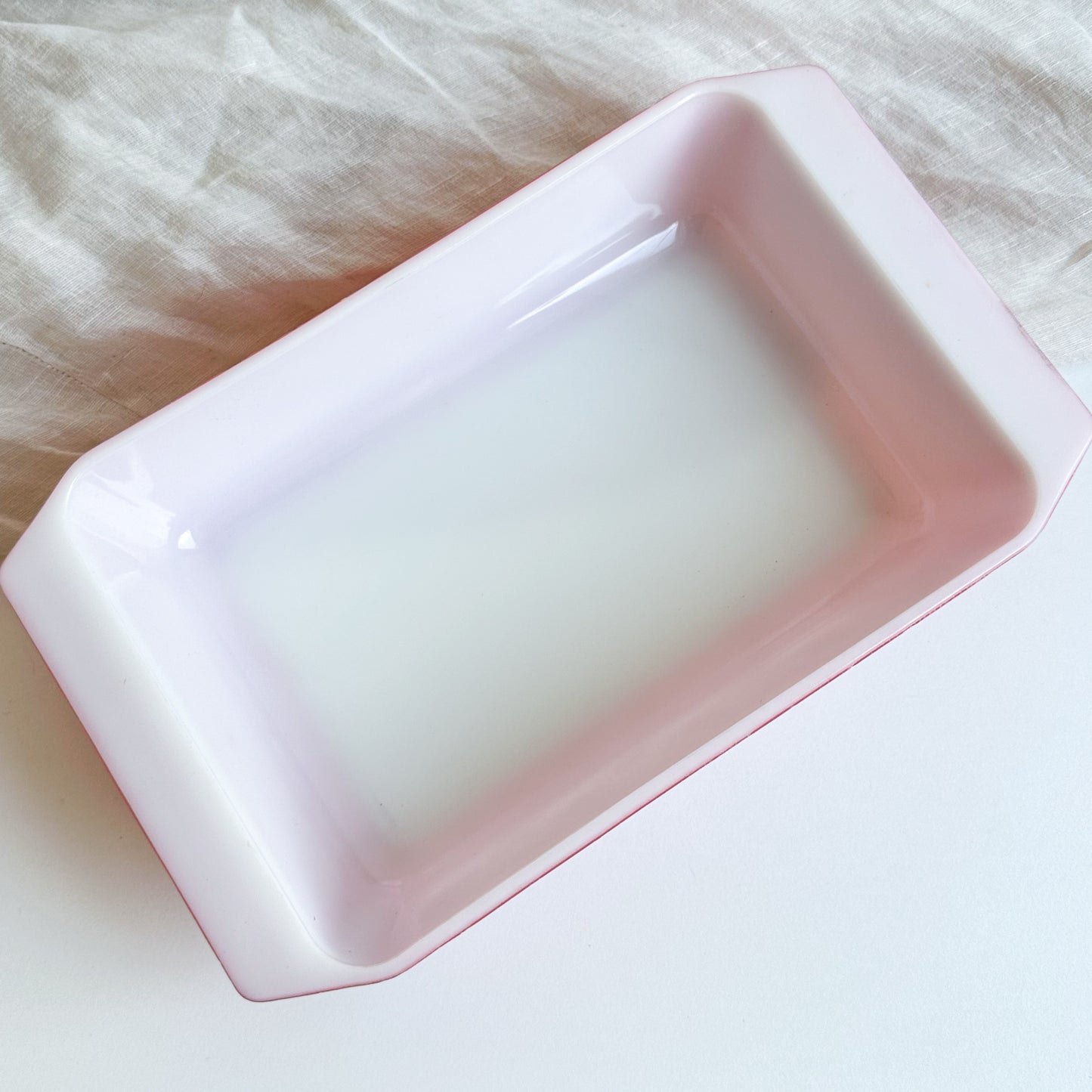 Pyrex Pink Snowflake Casserole Dish