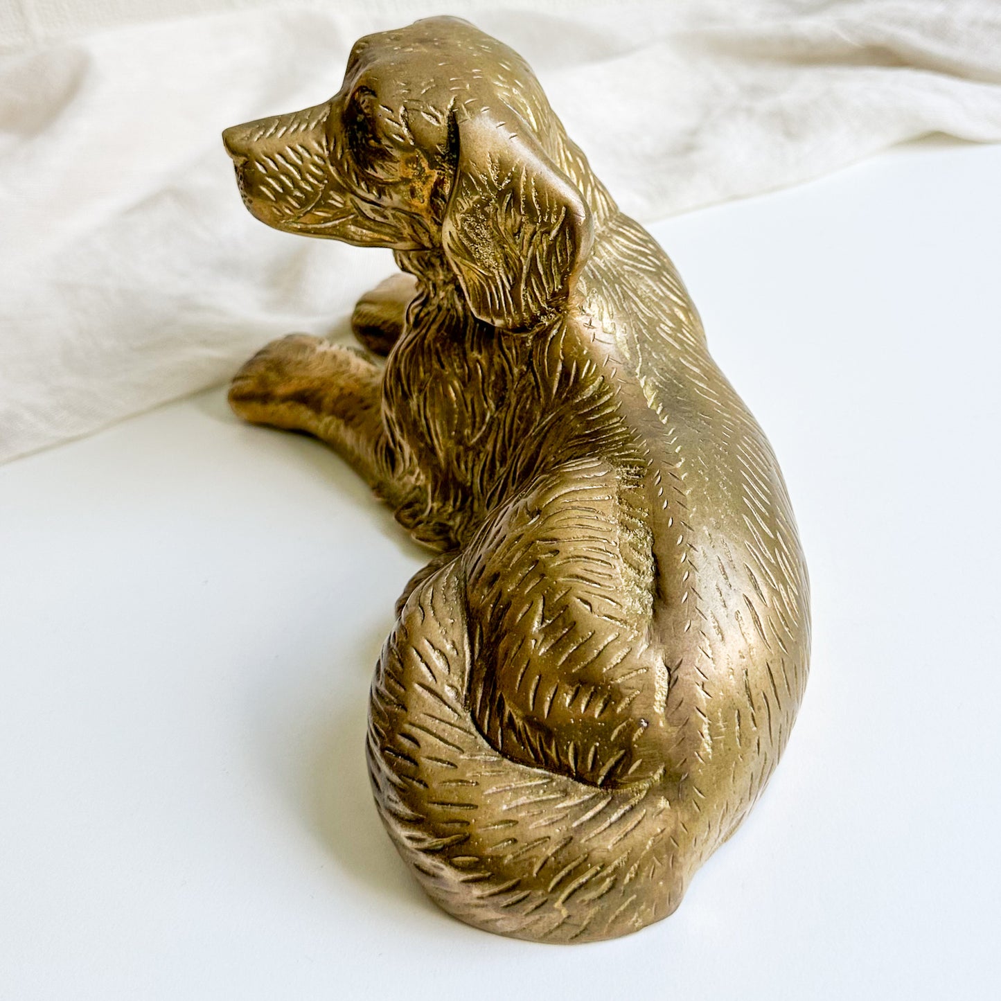 Brass Dog Figurine