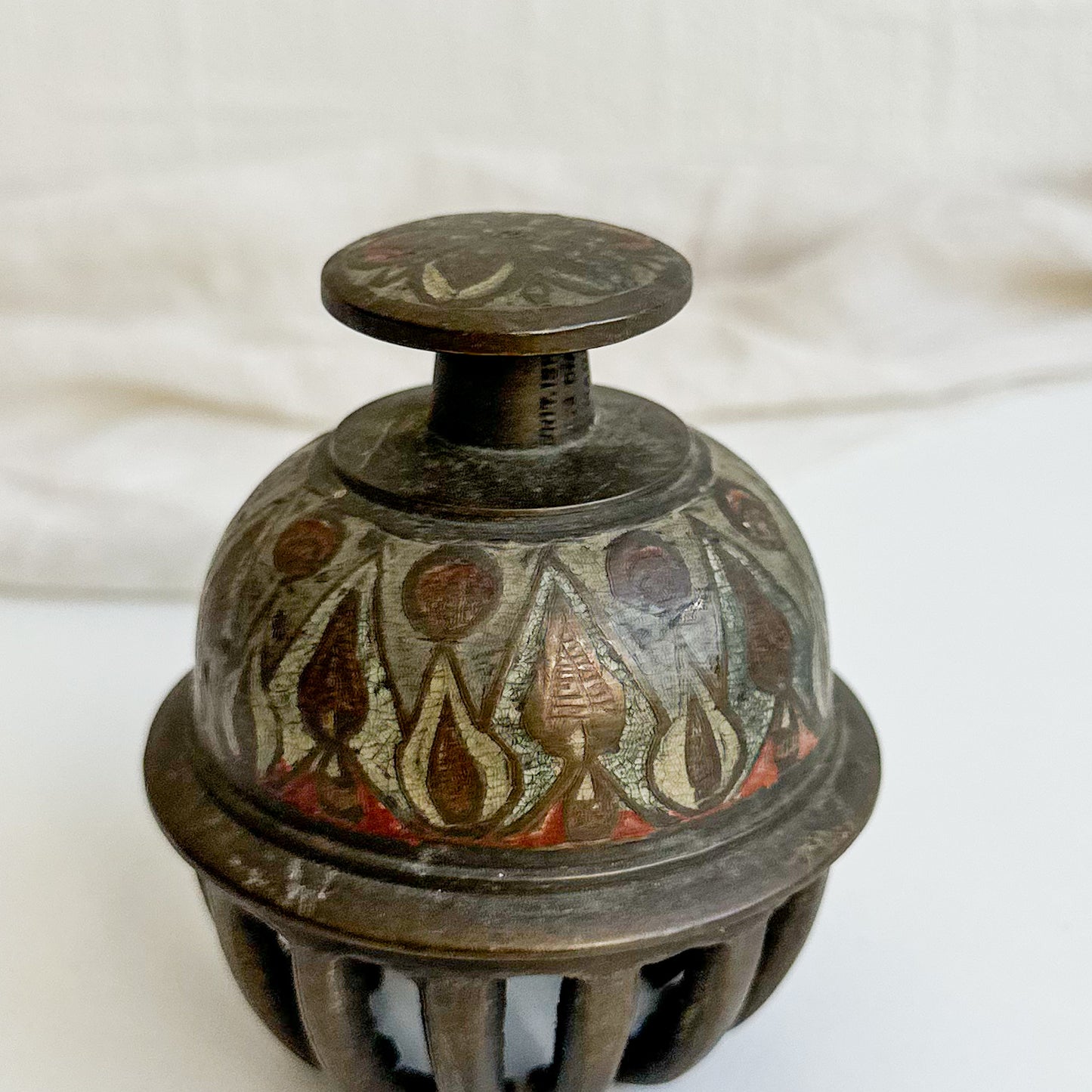 Brass Elephant Claw Bell