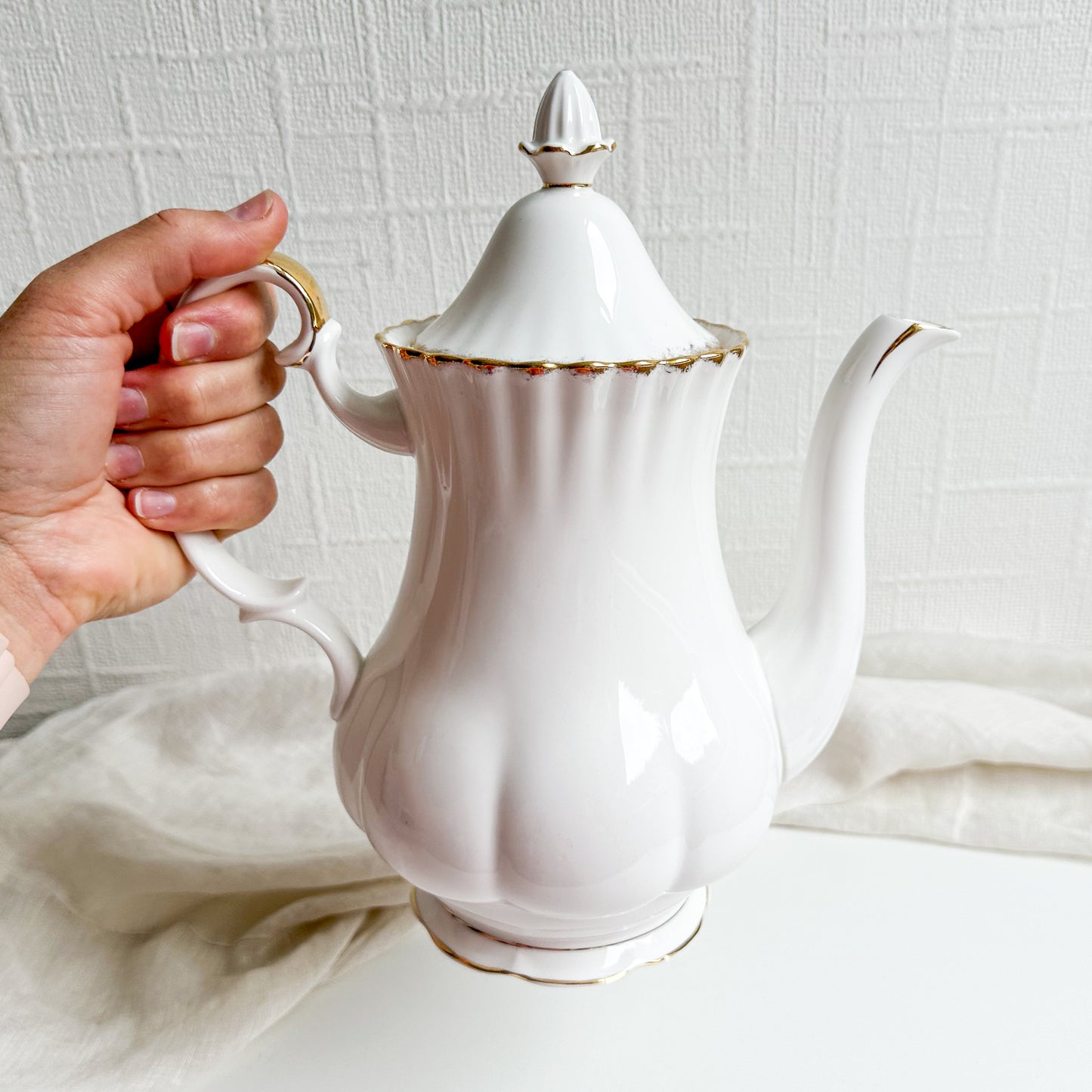 White Coffee Pot by Richmond