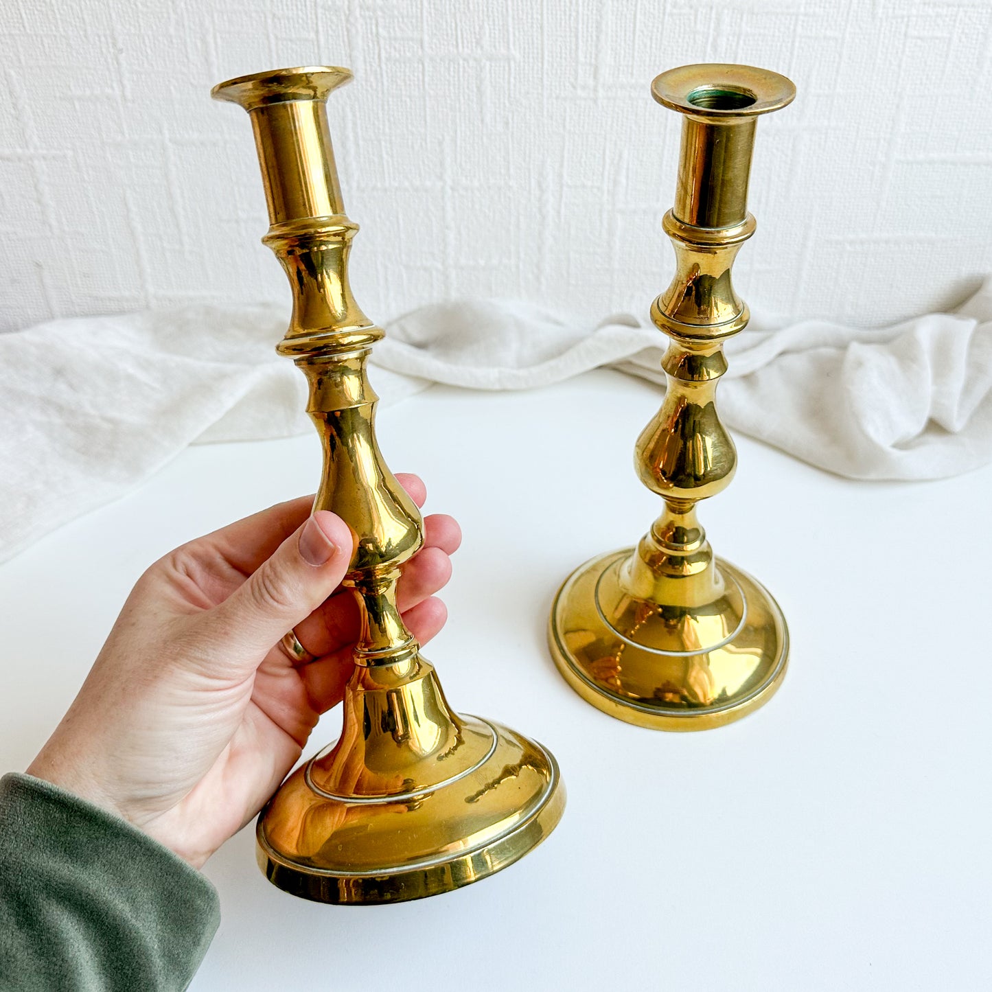 Pair of Brass Candlesticks