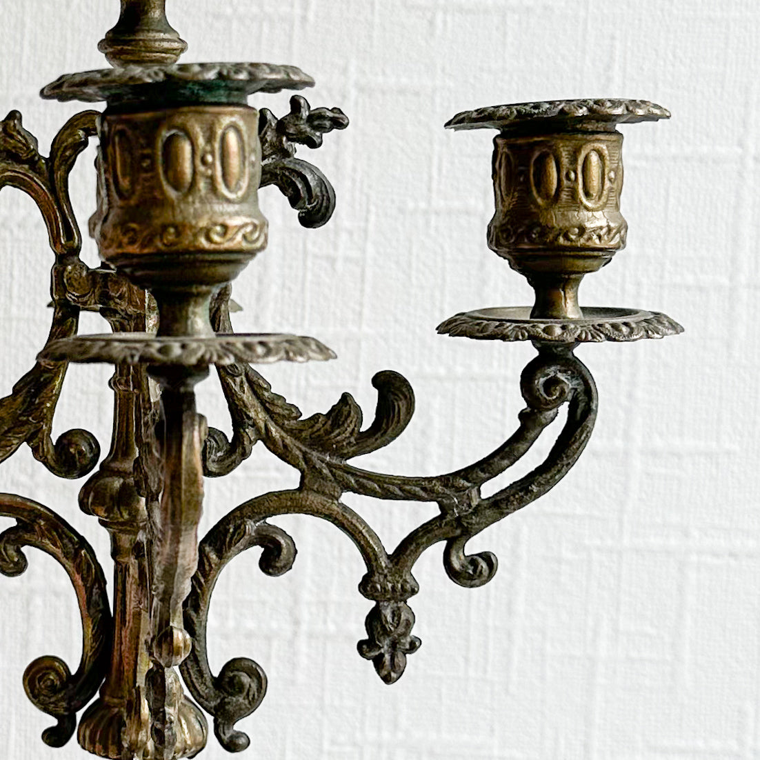 Ornate Bronze Candelabra