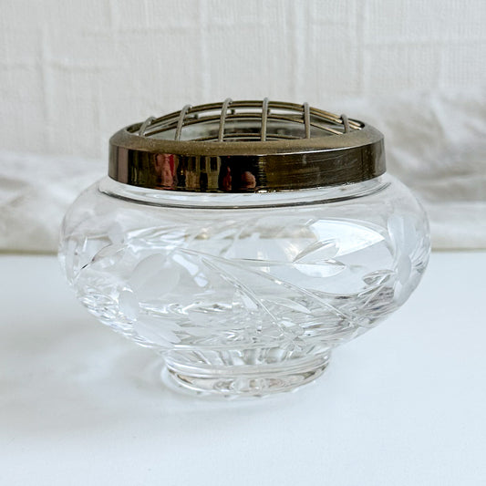 Small Crystal Rose Bowl