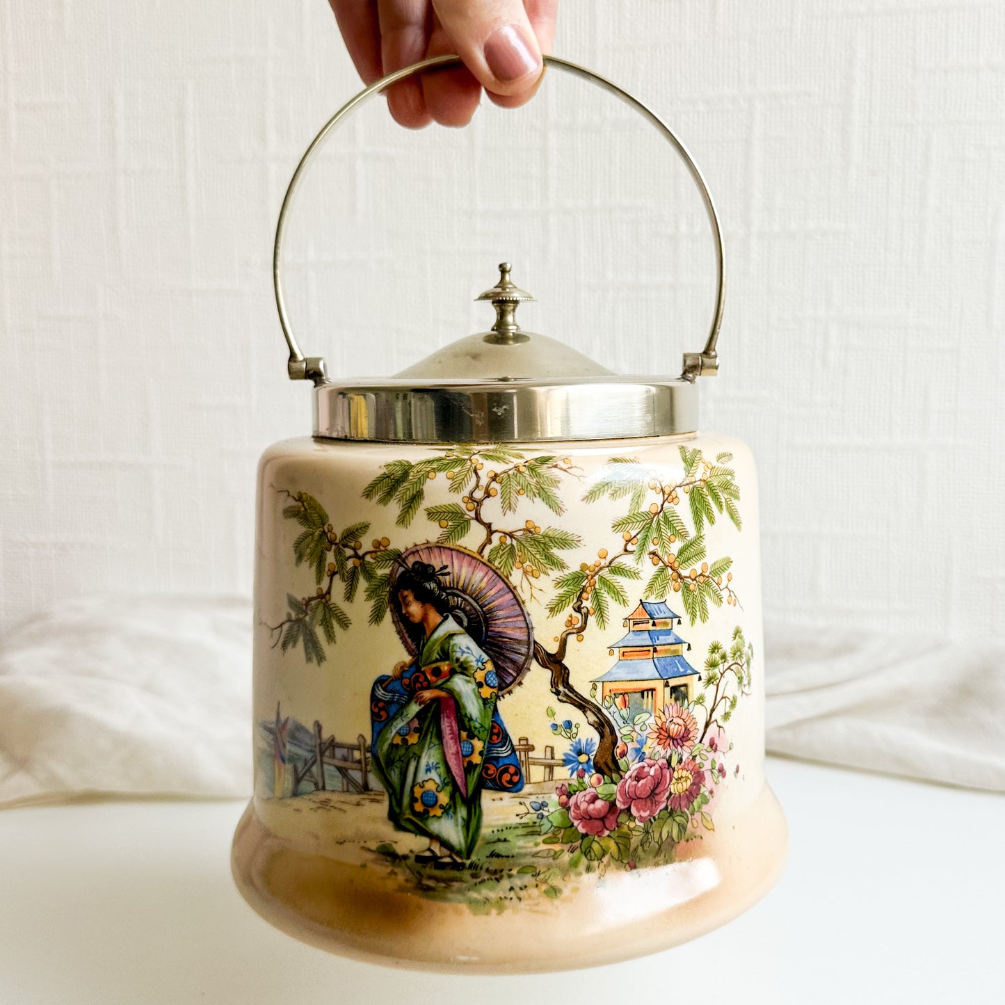 Antique Biscuit Barrel