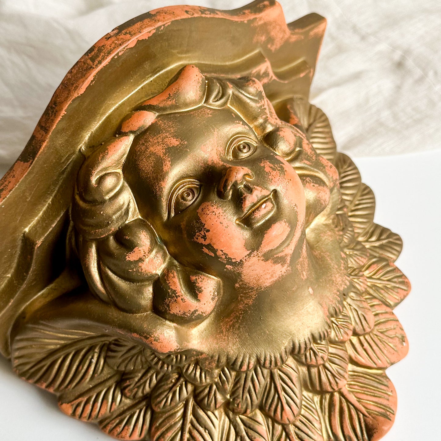 Floating Cherub Wall Shelf