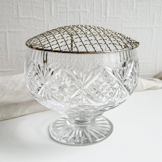 Crystal Rose Bowl by Thomas Webb