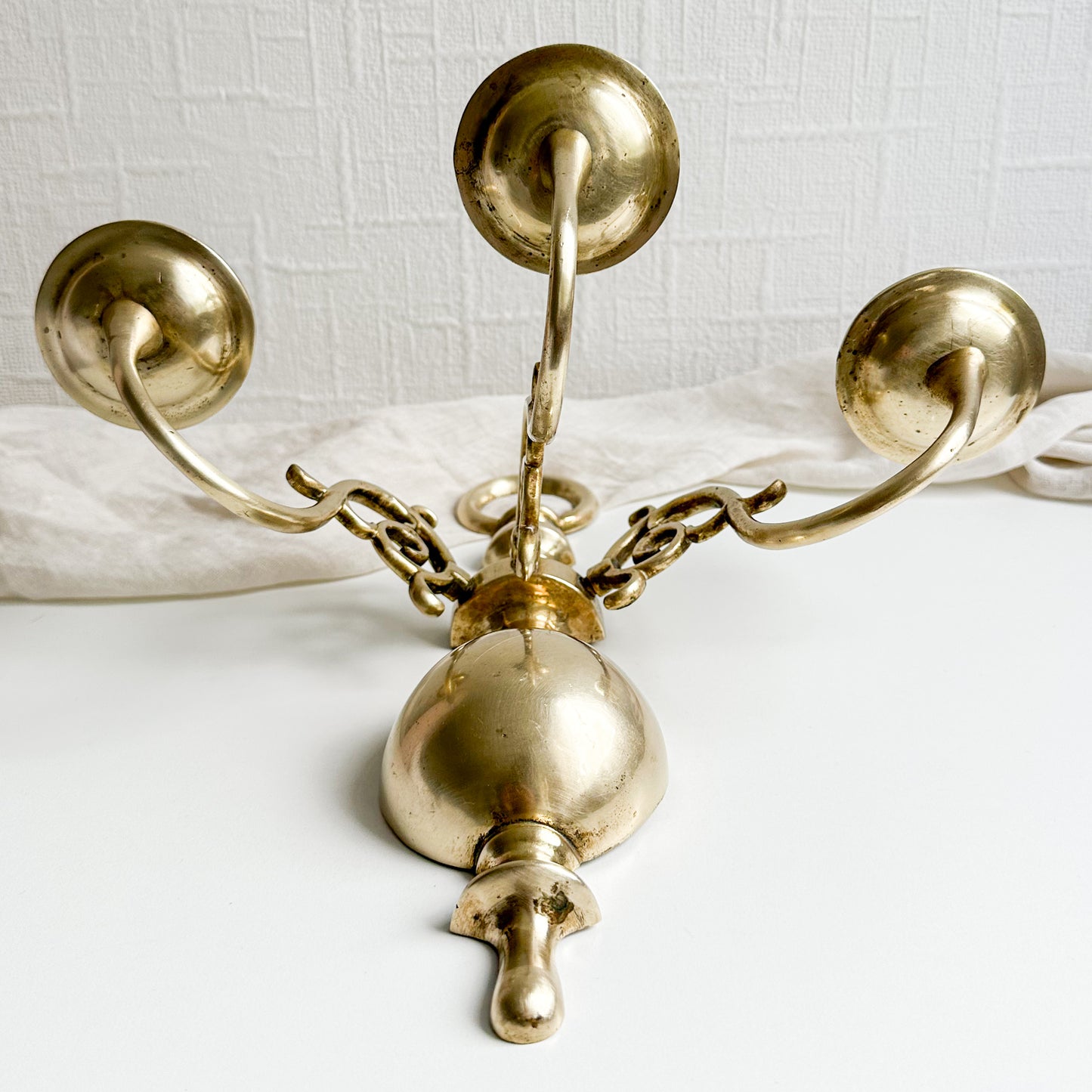 Brass Candle Sconce