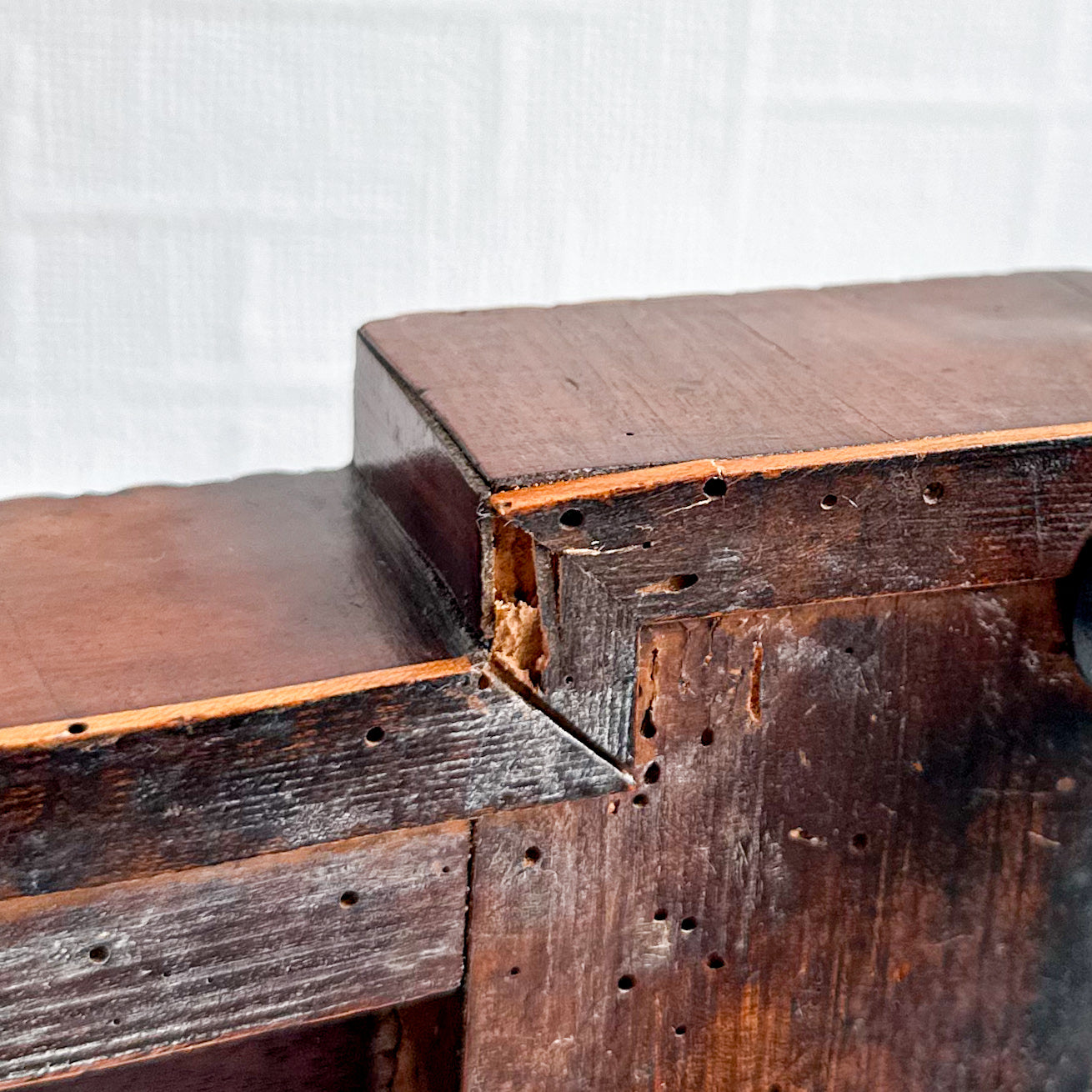 Georgian Wood Table Mirror