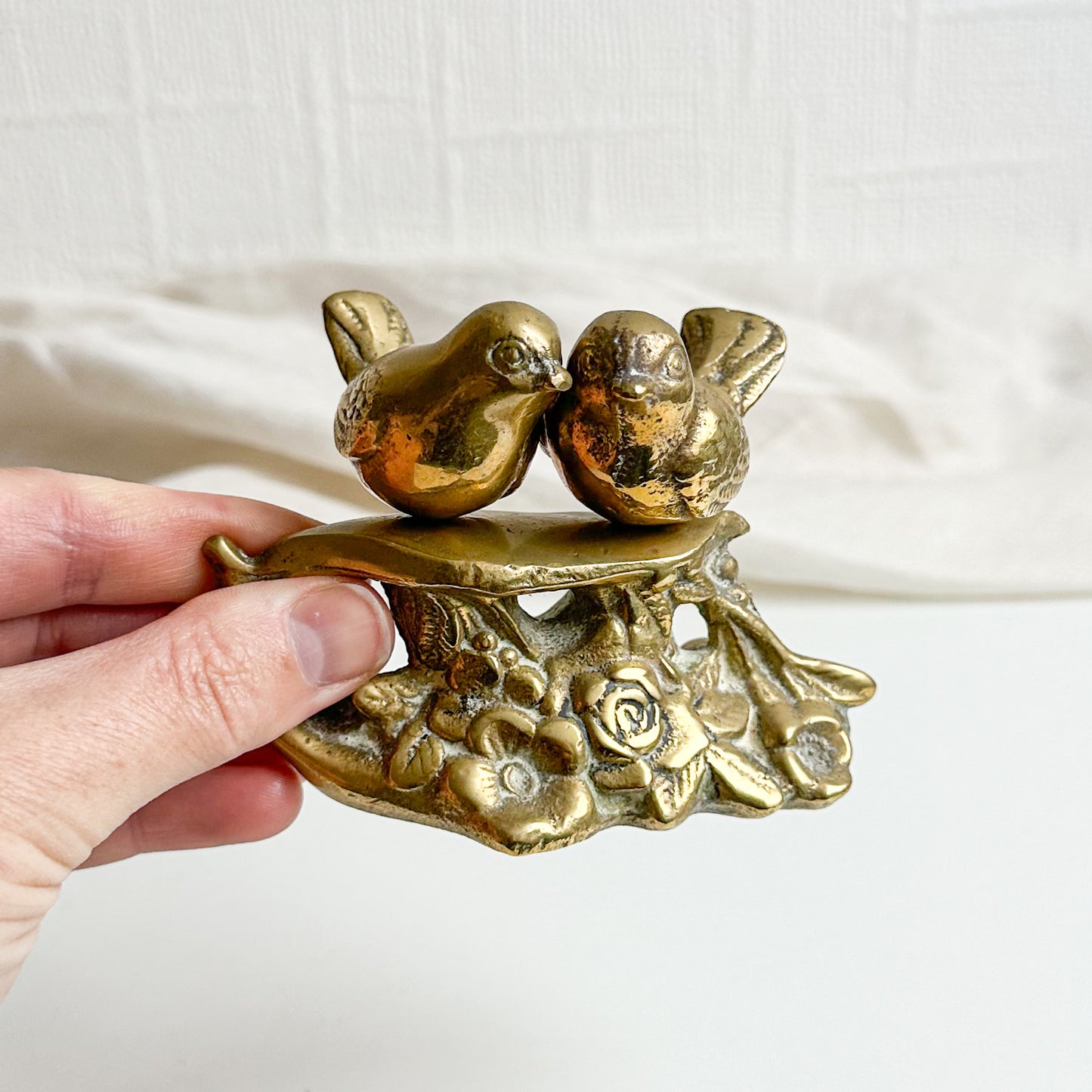 Brass Bird Figurine