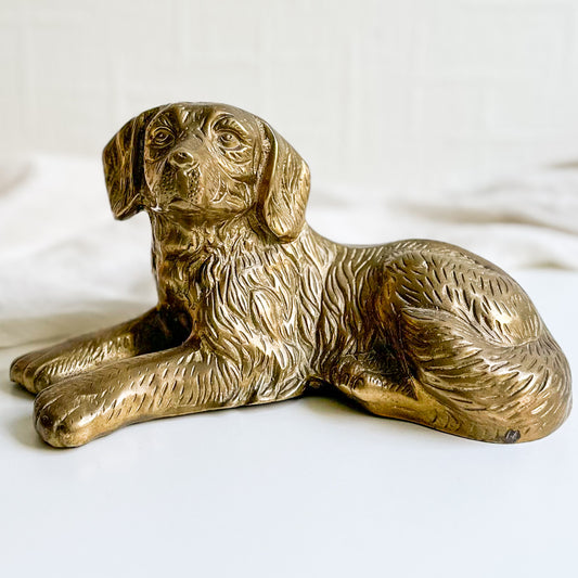 Brass Dog Figurine