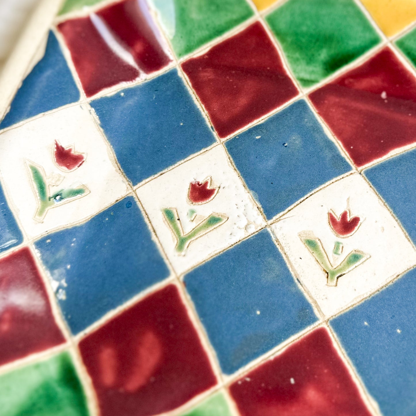 Tulip Tile Bowl